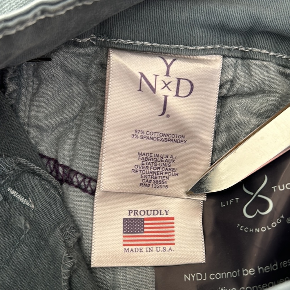 NWT NYDJ Samantha Utility Pants 2P - Picture 12 of 16